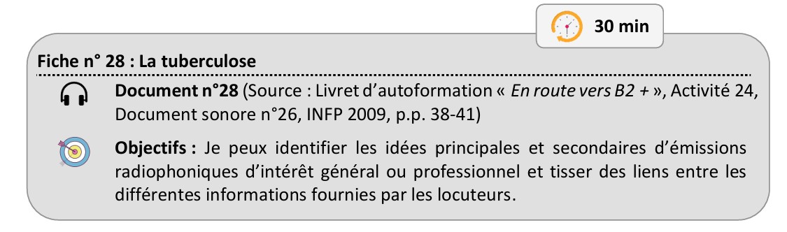 La tuberculose