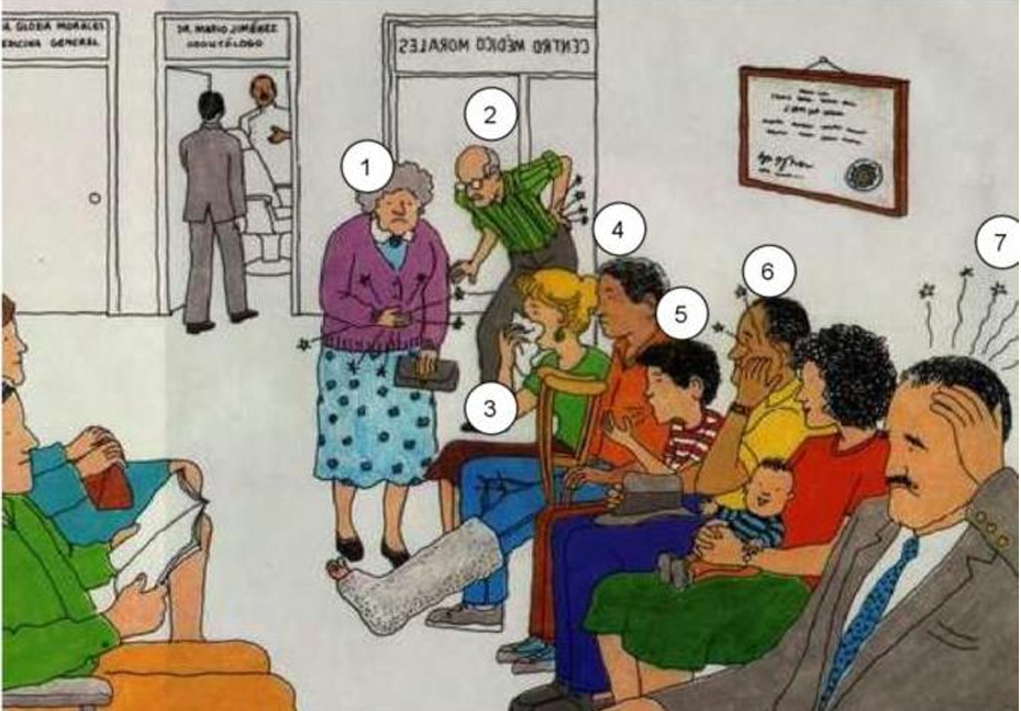 Source : Maladies - Chez le médecin compréhen…: Français FLE fiches pedagogiques pdf & doc 
(islcollective.com) 
