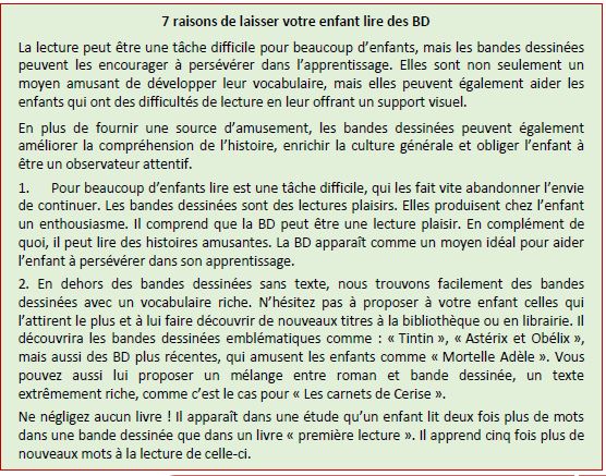 Texte à lire